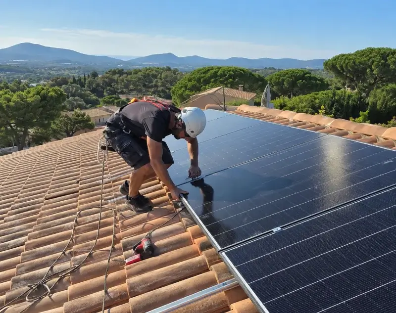 Installateur panneaux solaires Le Thoronet — pose photovoltaïque sur toiture